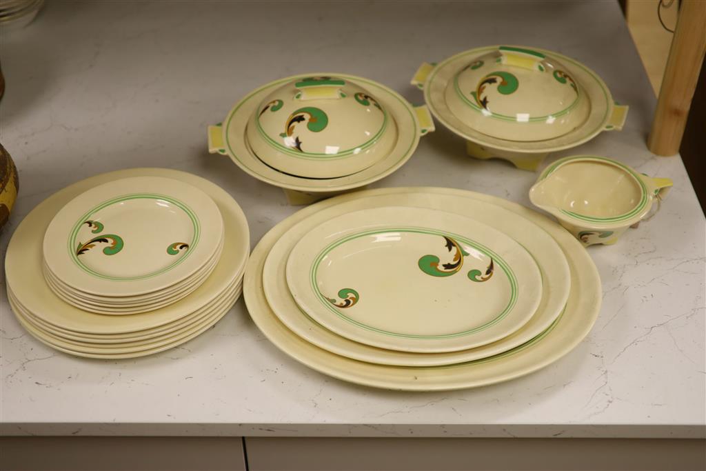 A Royal Doulton part service Lynn pattern including two tureens